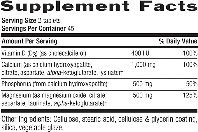 Country Life - Target-Mins Calcium Magnesium Complex with Vitamin D3-90 Tablets