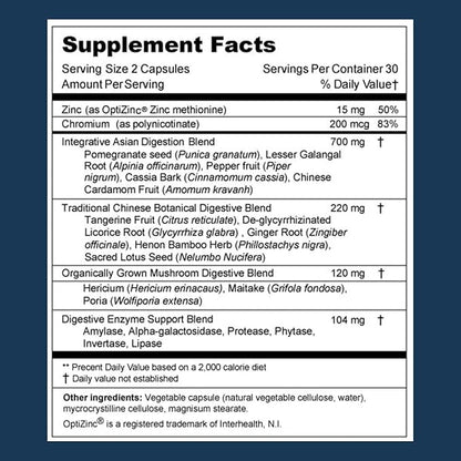 – Integrative Digestive Formula, Support Healthy Digestion with Ginger Root, Natural Digestive Relief for Heartburn, Bloating, Constipation, Diarrhea, Non GMO (60 Tablets)