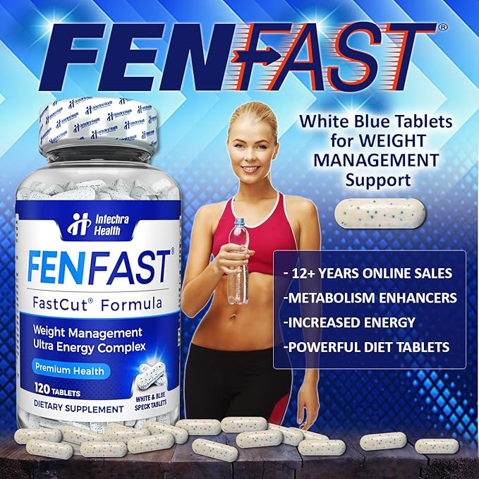 Diet Pills That Work for Weight Management Best Diet Pills + Powerful Energy Boost 120 White Blue Tablets