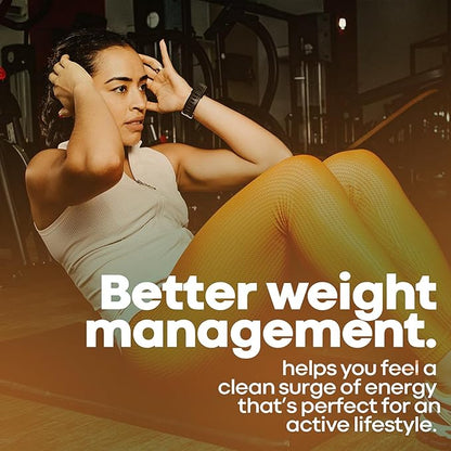 Herbtonics Thermogenic Supplement | Metabolic Health & GLP-1 Support for Men & Women | Clean Energy & Mental Focus | ACV, Green Tea Extract & Caffeine | 60 Veg Capsules