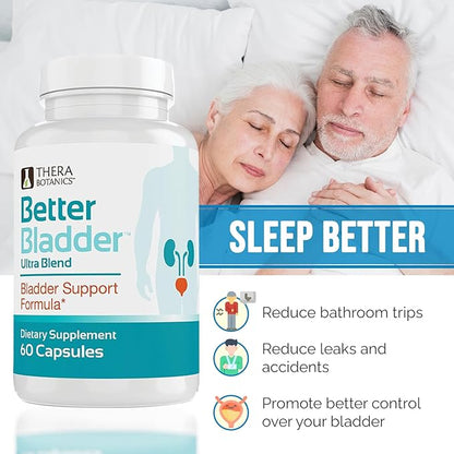 Ultra Control Supplement for Women & Men – Bladder Support Supplement to Help Reduce Urinary Leaks, Frequency & Urgency - 60 Count (1 Bottle)