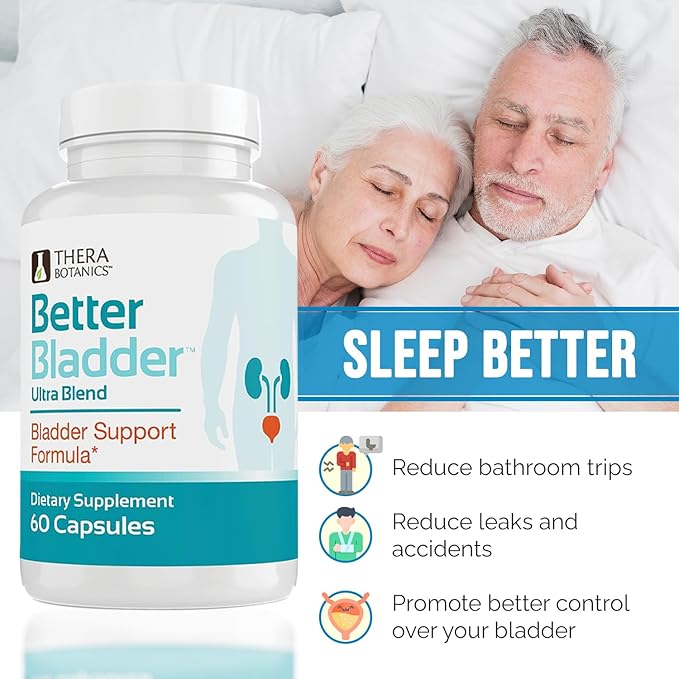 Ultra Control Supplement for Women & Men – Bladder Support Supplement to Help Reduce Urinary Leaks, Frequency & Urgency - 120 Count (2 Bottles)