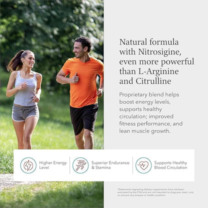 Juvenon BloodFlow-7 Nitric Oxide Supplement with Nitrosigine 60 Count (Pack of 5)