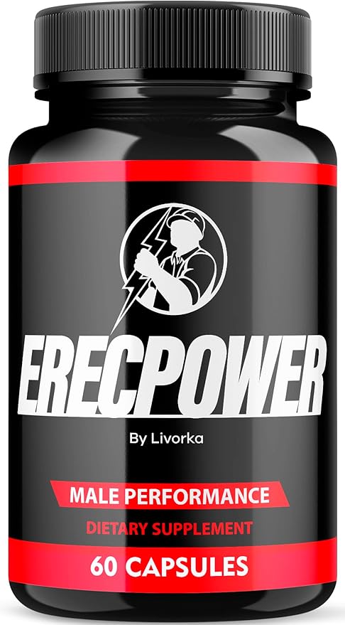 Erecpower for Men Capsules, Erecpower Pills, Erecpower Male Performance, Erecpower Capsules, Erecpower Capsules Multivitamin Men Health, Erecpower Advanced Formula, 60 Capsules for 1 Month