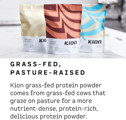 Kion Clean Protein | Grass-Fed & Pasture-Raised Whey Isolate Protein Powder | Smooth Vanilla | 30 Servings