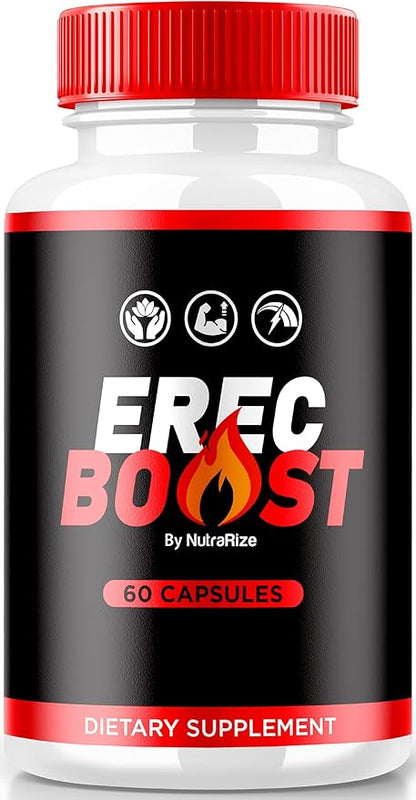 ErecBoost, ErecBoost Pills, Official ErecBoost Original Capsules for Energy & Overall Health, ErecBoost Pastillas, ErecBoost En Capsulas (60 Capsules)