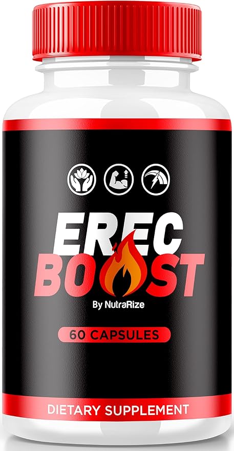 ErecBoost, ErecBoost Pills, Official ErecBoost Original Capsules for Energy & Overall Health, ErecBoost Pastillas, ErecBoost En Capsulas (60 Capsules)