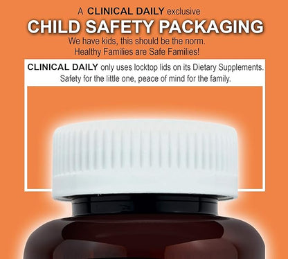Clinical Daily Blood Circulation Supplements. Butchers Broom, Horse Chestnut, Hawthorn, Cayenne, Arginine, Diosmin Varicose Veins Treatment for Legs. Poor Circulation and Vein Support. 180 Capsules.