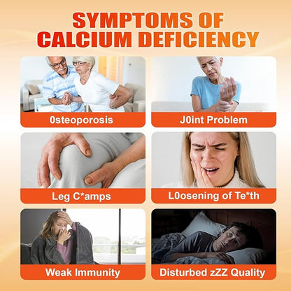 Calcium 1200 mg with Vitamin D3 Gummies for Adults - Calcium Citrate with Vitamin D3 K2, Magnesium, Zinc, Boron, Copper and Ashwagandha - Extra Absorption Calcium Supplement for B0ne, Muscle, Immune