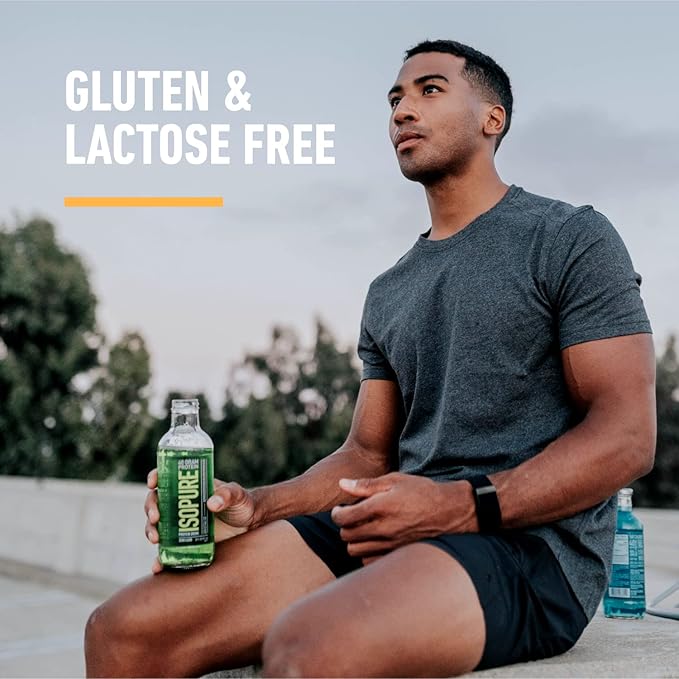 Isopure Zero Carb 32g Protein Ready-to-Drink, Whey Protein Isolate, Lemonade, 16 Fl Oz (12 Bottles)