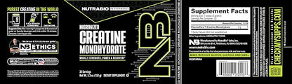 NutraBio Pure Creatine Monohydrate Powder Supplement, Unflavored, (150 g) - Supports Bulk Muscle Energy, Recovery, and Strength - HPLC Tested Pure Grade Creatine Powder Supplement for Men and Women