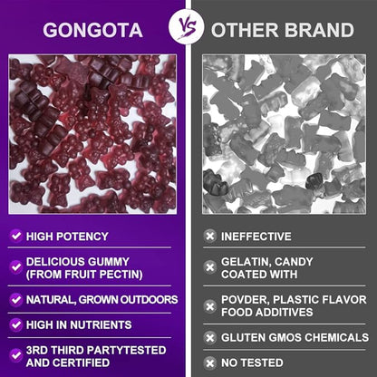 Glucosamine Chondroitin Gummies, Extra Strength 1500mg Glucosamine with MSM & Elderberry, Joint Support Supplement, Best Cartilage & Immune Support Supplement for Men and Women - 60count (1 Pack)