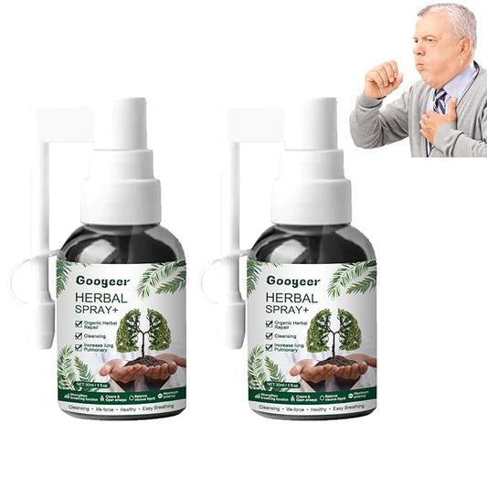 Herbal Lung Cleansing Spray,respinature,googeer Herbal Lung,Best Respinature Herbal Lung Cleanse Mist,Respi Nature Herbal Lung Cleanse Mist(2PCS)