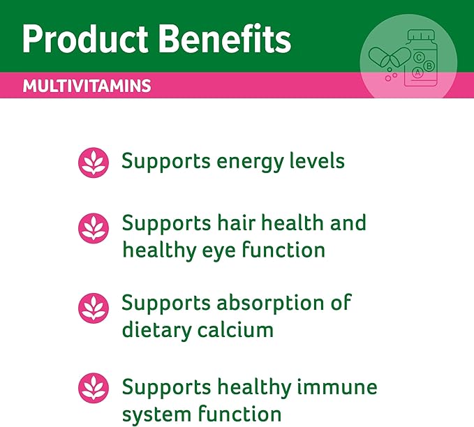 Once Daily Women's Multi Vitamins &Minerals 50 Capsules