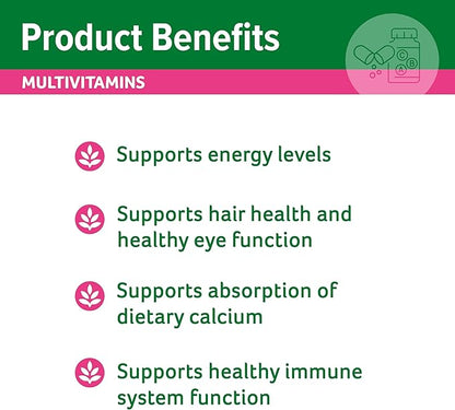 Once Daily Women's Multi Vitamins &Minerals 50 Capsules