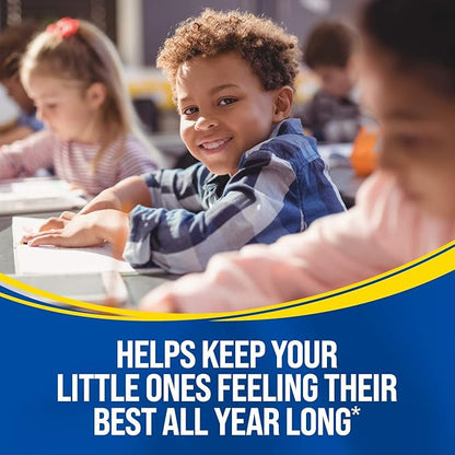 Culturelle Immune Defense Probiotic with Vitamin C, Vitamin D and Zinc + Elderberry, Non-GMO, 4-in-1 Immune Support for Kids Ages 3+*, Mixed Berry Chewables, 30 Count