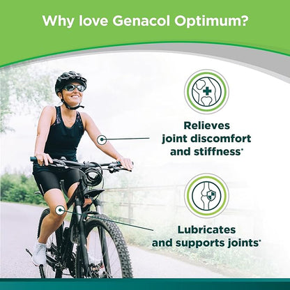Genacol Glucosamine, Chondroitin & MSM Joint Supplement with Collagen Peptides Glucosamina Condroitina y Colageno Optimum 90 Tablets