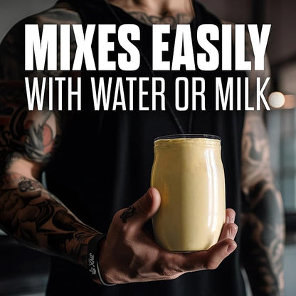 JNX SPORTS The Curse! Ultra Premium Whey Protein Powder Vanilla Bean 2lb | 25g Protein Per Serve, Primary Source Whey Isolate