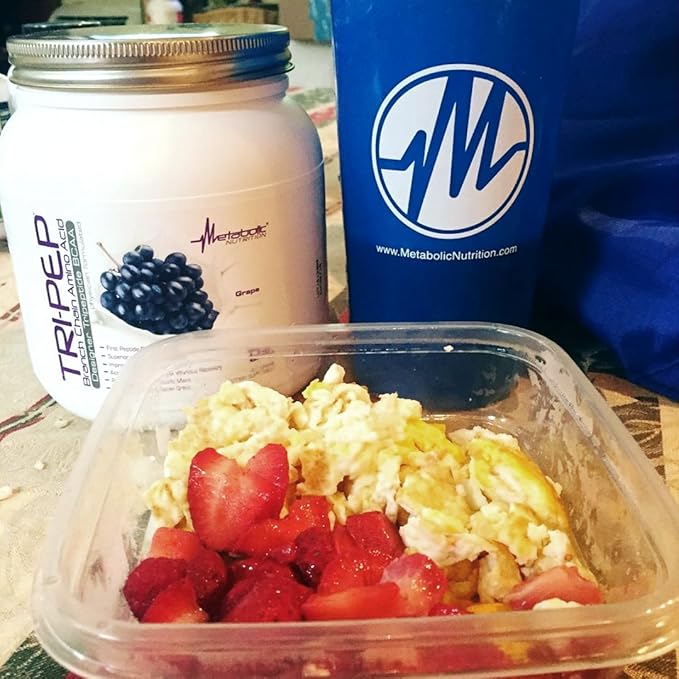 Metabolic Nutrition - TRIPEP - Tri-Peptide Branch Chain Amino Acid, BCAA Powder, Pre Intra Post Workout Supplement, Lemonade, 400 Grams (40 Servings)