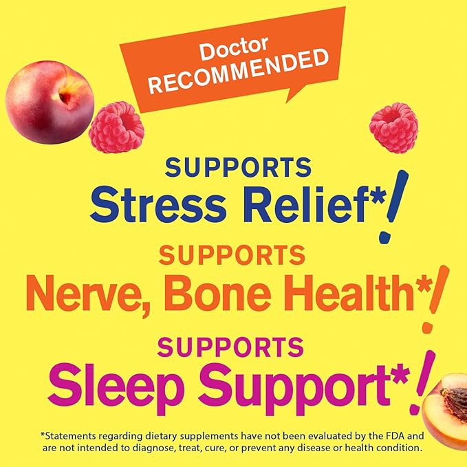 Magnesium Citrate Gummies 250mg - Highly Absorbable Stress Relief, and Sleep Support Chewable Supplement, Gluten-Free, Non-GMO - Natural Sourced Flavors - 90 Gummies