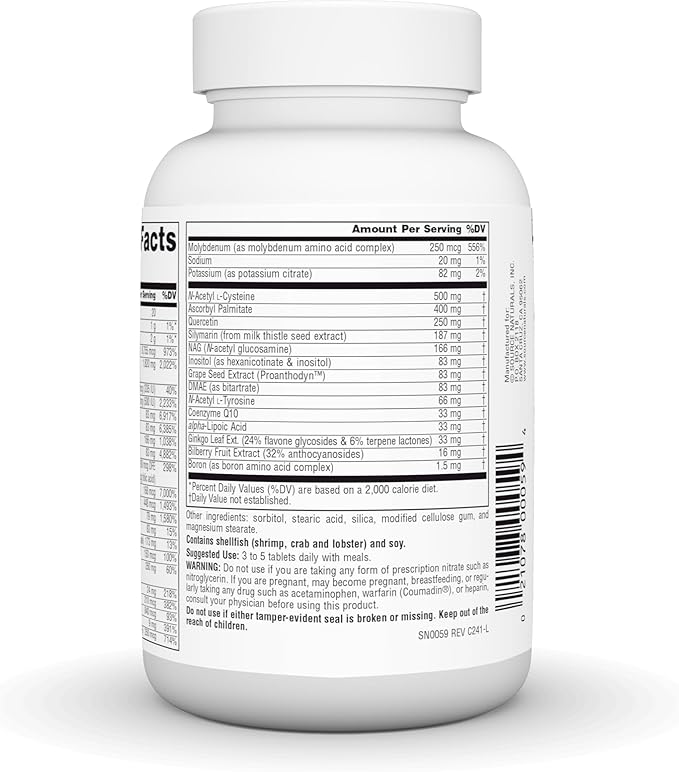 Source Naturals Elan Vital Multiple - Supports Brain, Heart, Liver, Immune, Energy Boost* - 60 Tablets