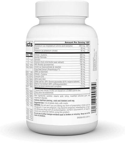 Source Naturals Elan Vital Multiple - Supports Brain, Heart, Liver, Immune, Energy Boost* - 60 Tablets