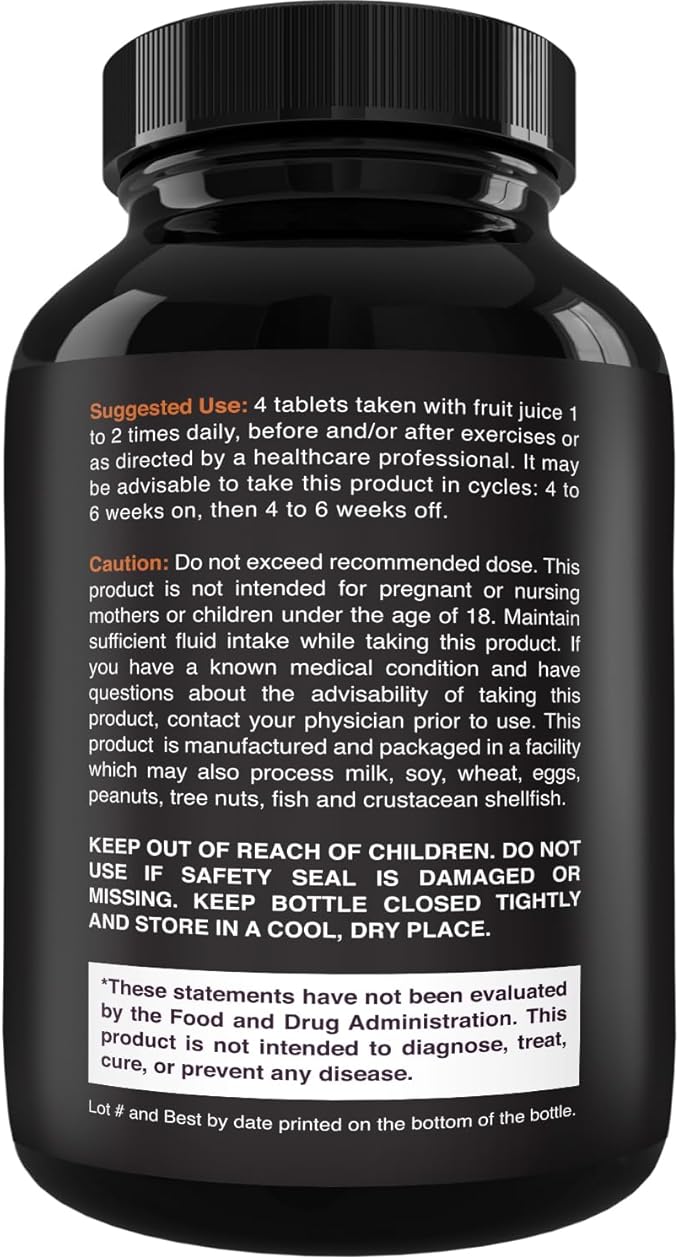 High Strength Tri Phase Creatine Pills - Muscle Mass Gainer and Muscle Recovery Creatine HCL Pyruvate and Creatine Monohydrate Pills-Optimal Muscle Builder Creatine Supplement for Men and Women-240ct
