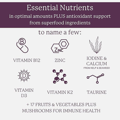 Dr. Fuhrman Women's Daily Multivitamin - Vegan Formula for Women Over 50, 120 Capsules, Essential Vitamins for Optimal Health and Wellness