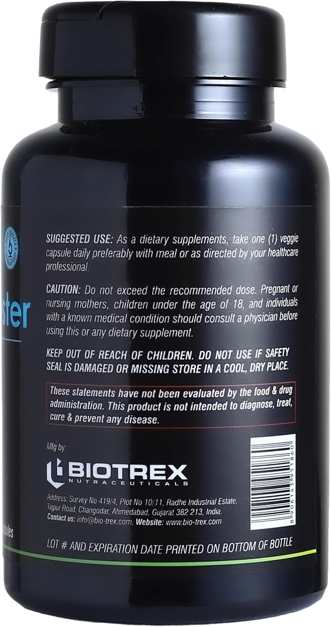 Brain Booster 90 Veggie Capsules, Dietary Supplement for Healthy System, Vitamin Capsules for Men, Women and Adults, Multivitamins Capsules for Brain, Vitamin Supplements.