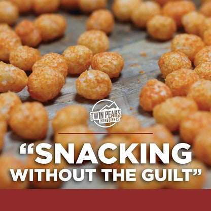 Twin Peaks Low Carb, Keto Friendly Protein Puffs, Mesquite Barbecue (300g, 21g Protein, 2g Carbs)