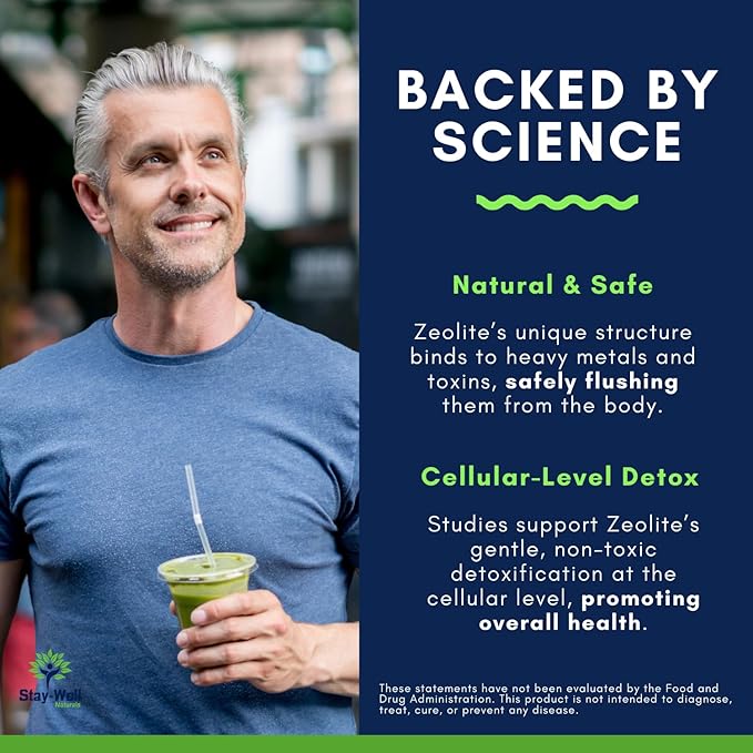 Total Detox, Heavy Metal Detox for Adults- Zeolite, Chlorella, Milk Thistle, Shilajit & Iodine, Toxin Cleanse, Heavy Metal Cleanse, 60 Mixed Berry Gummies