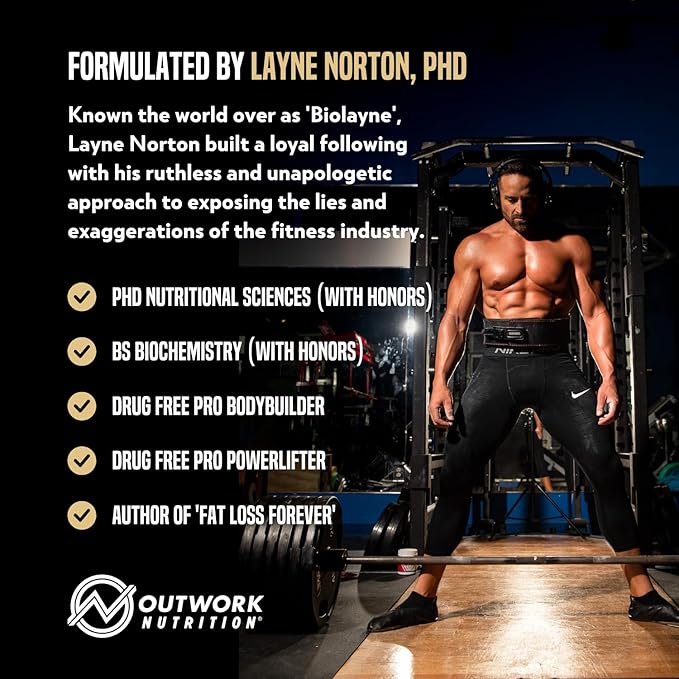 Outwork Nutrition Recovery Supplement, Post Workout Recovery Powder & Muscle Builder for Men and Women, Recharge Muscles After Gym, Backed by Science, 240 Gr (Iced Tea)