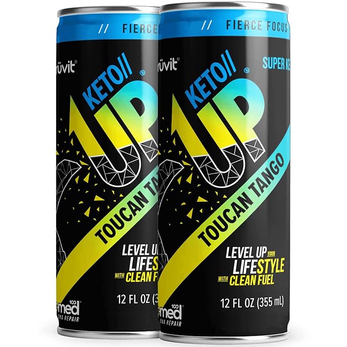 The Toucan Tango Keto//Up® Drink – Ready-to-Drink Ketones for Focus for Men and Women - 12 Pack
