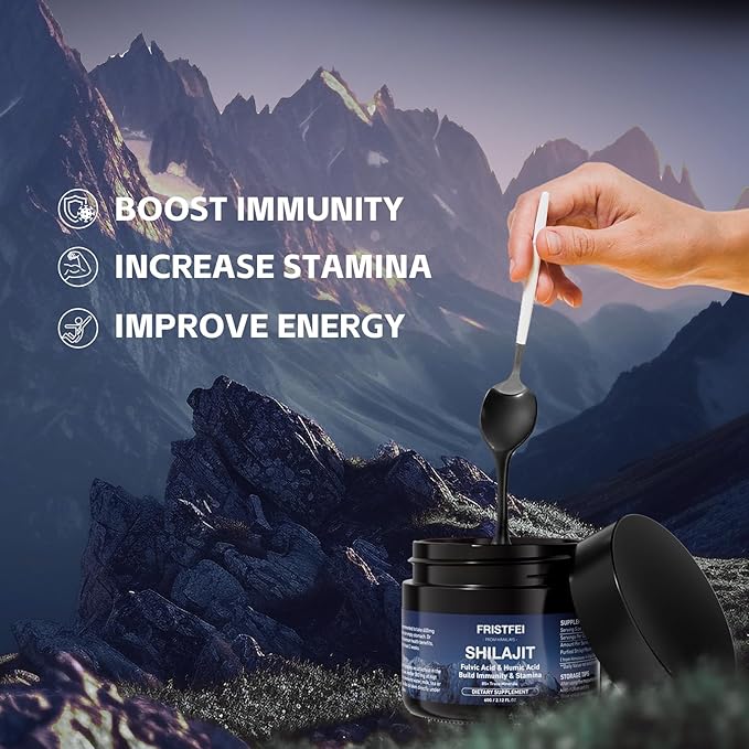 Shilajit Pure Himalayan Organic Shilajit Resin - Gold Grade 100% Pure Shilajit for Men & Women | with Fulvic Acid & 85+ Trace Minerals