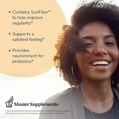Master Supplements TruFiber - 6.35 oz - Prebiotic Fiber to Help Boost Probiotic Growth - Supports Digestive Health - Vegan, Gluten Free - 50 Servings