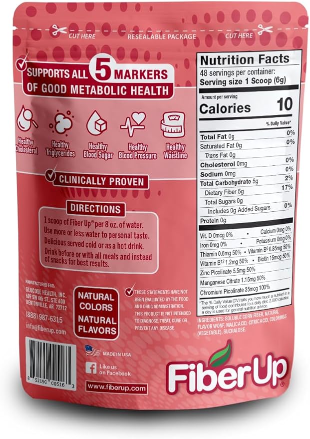 Delicious, Prebiotic Soluble Fiber Supplement, Strawberry, 48 Servings.