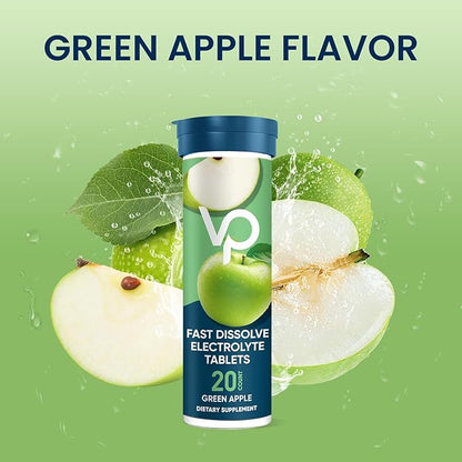 Venture Pal Chewable Electrolyte Tablets, Fast-Dissolve Sugar-Free Stick Salt Tablets - Variety Pack for Rapid Hydration, Outdoor Running, Hiking, Sports | Keto & Vegan Friendly | 80 Count (4 Pack)