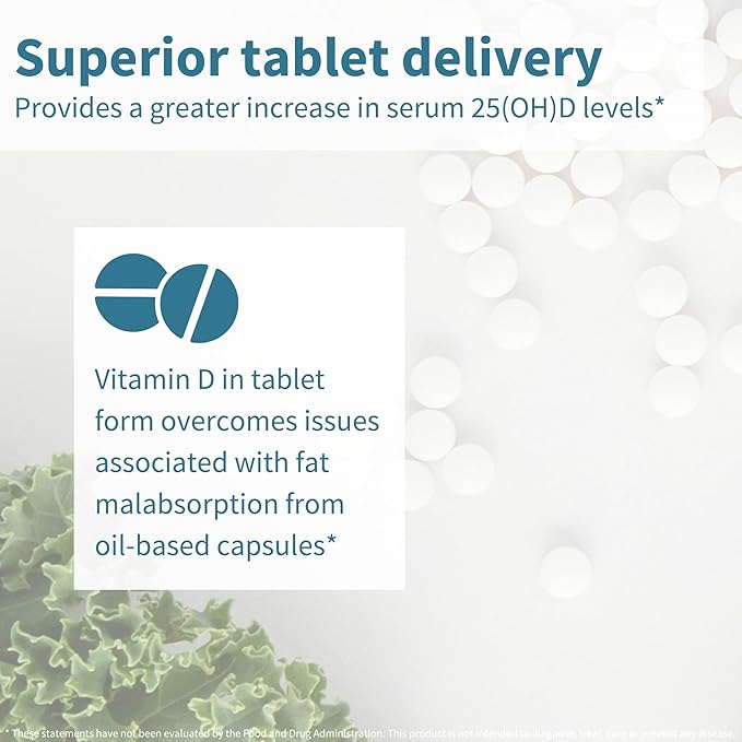 Igennus Healthcare Nutrition Natural Vegan Vitamin D3 1000IU, 365 Tablets, 100% Plant-Based Algae Cholecalciferol & Non-GMO, Immune, Bones & Teeth, 1-Year Supply