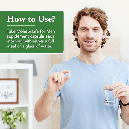 Hair Growth Supplement Formula for Men, Saw Palmetto, Pumpkin Seed Oil Capsules with Biotin, Zinc, and more - 30 Capsules.