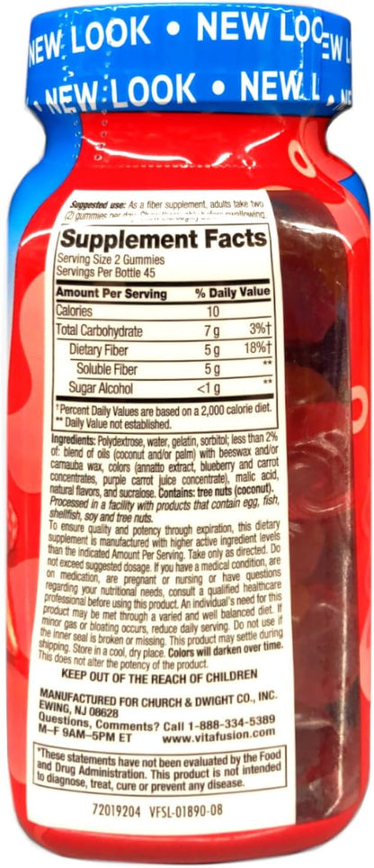 Vitafusion Fibre Well Fibre Supplement Gummies, 90 Gummies