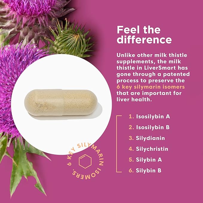 Liver Cleanse & Repair Formula with European Milk Thistle - Silymarin, Artichoke, Dandelion Root, Yellow Dock Root, Beet - Liver Support, Liver Health, Liver Supplement, Liver Renew, Liver Aid 1