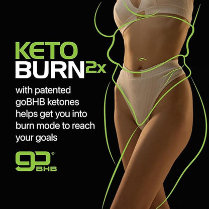 Keto BHB Exogenous Ketones Supplement - BHB Science Keto Diet Pills with Patented goBHB and Caffeine for Natural Energy Focus Body Sculpting & Ketosis Support - Vegetarian & Non-GMO (1 Month Supply)