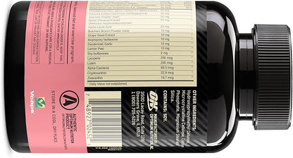 Optimum Nutrition Opti-Women, Vitamin C, Zinc and Vitamin D for Immune Support Womens Daily Multivitamin Supplement with Iron, Capsules, 120 Count