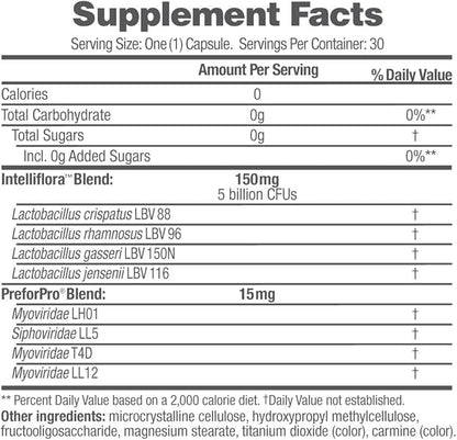 AZO Dual Protection | Urinary + Vaginal Support* | Prebiotic Plus Clinically Proven Women's Probiotic | Starts Working Within 24 Hours | Non-GMO | 30 Count (Pack of 2)