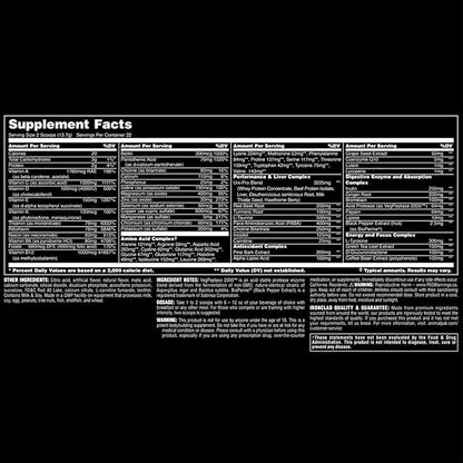 Animal Pak – Convenient All-in-One Vitamin & Supplement Powder – Zinc, Vitamins C, B, D, Amino Acids and More – Sports Nutrition Performance Multivitamin for Women & Men – 44 Scoops, Orange Crushed