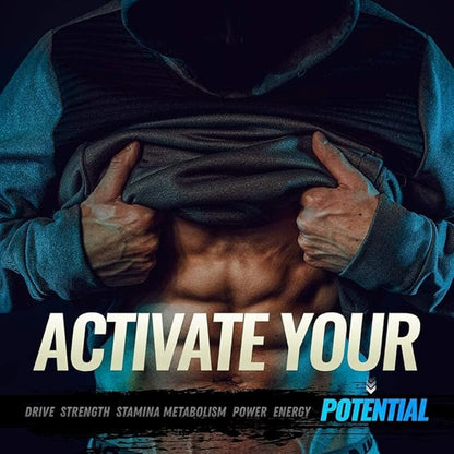 Testosterone Booster for Men with Estrogen Blocker - Natural Anti-Estrogen Supplement to Increase Libido & Strength - Boost Muscle Growth & Weight Loss - Indole 3 Carbinol & Tribulus -60 Capsules