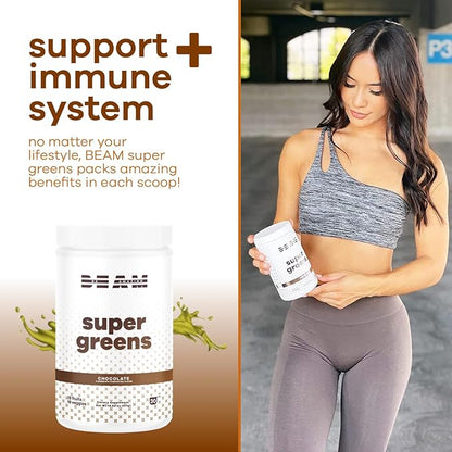 Be Amazing Vegan Pre-Workout Powder | On-The-Go Energy Boost Drink Powder with All-Natural Caffeine, No Crash, No Jitters | Gluten-Free Supplement with Adaptogens | Pink Lemonade, 7 Travel Stick
