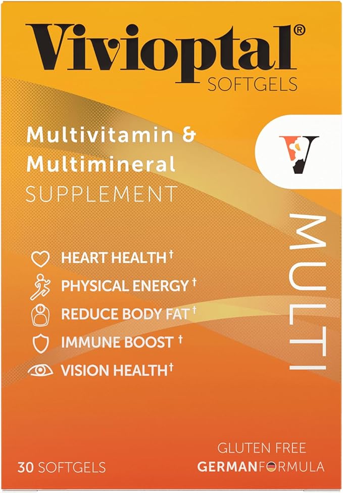 Vivioptal Multi, 30 Softgels, Multivitamin & Multimineral, Gluten Free, German Formula