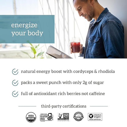 Organifi Green Juice and Red Juice Bundle - 30 Day Supply - Delicious, Refreshing Organic Superfood Supplement Powder With Antioxidants for Energy and Stress Relief Support - No GMO, Gluten, or Soy