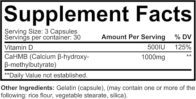 NutraKey HMB Capsules, 90 Count